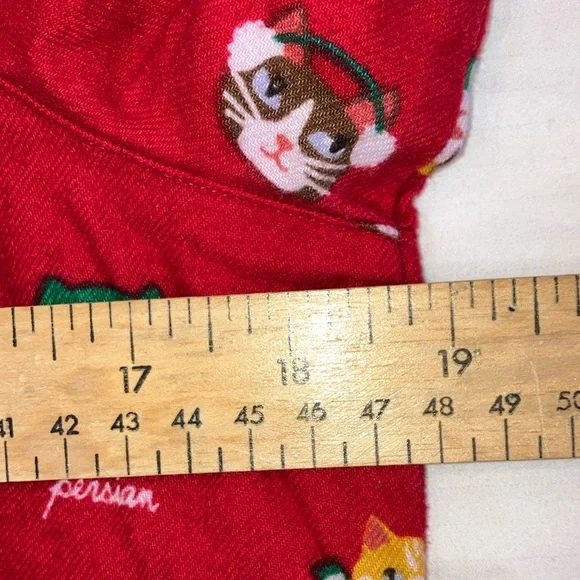Lands' End festive cats women's XS (size 2-4) Pajama Top / Playful cats - Picture 12 of 16